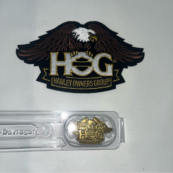 Harley Davidson HOG Harley Owners Group patch and pin - Picture 5 of 6